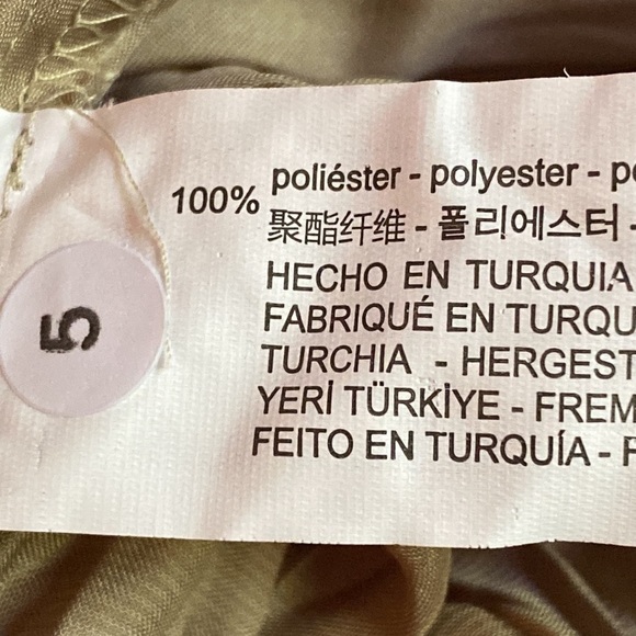 NWT. Zara Stone Satin Effect Wrinkle Look Halter Jumpsuit. Size XS. - Picture 10 of 11